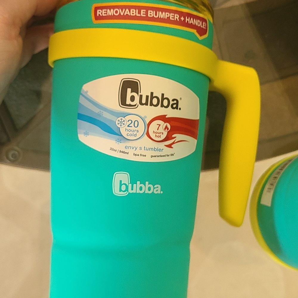 Bubba Envy S Tumbler with Yellow Handle, NEW This Colour Available & Othet Color